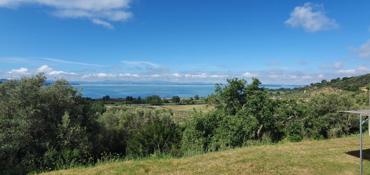 Poloturisticoumbria Rustico Con Piscina Vista Lago Apart otel Passignano sul Trasimeno Dış mekan fotoğraf